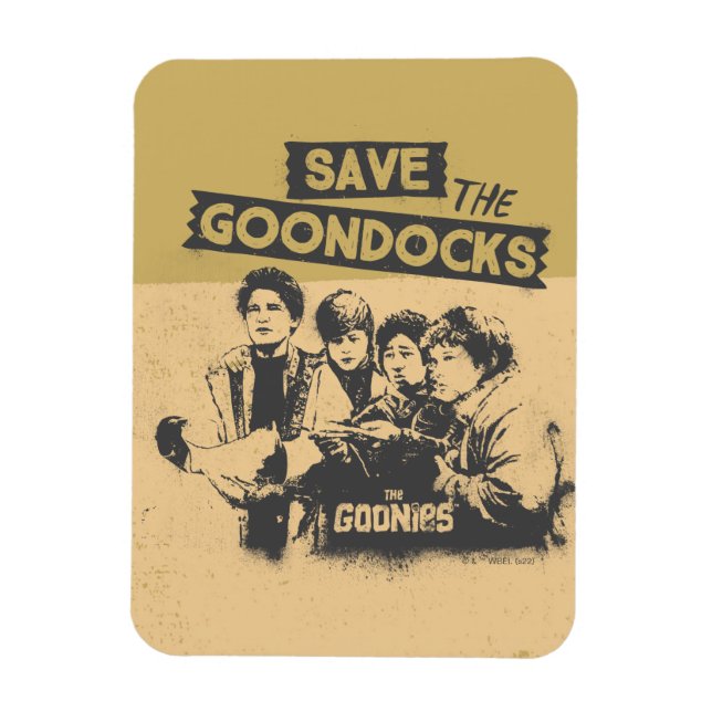 The Goonies "Save The Goon Docks" Magnet (Vertical)