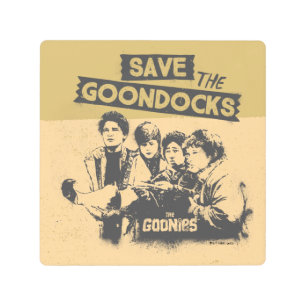 The Goonies "Save The Goon Docks" Metal Print
