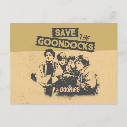 The Goonies Save The Goon Docks Postcard