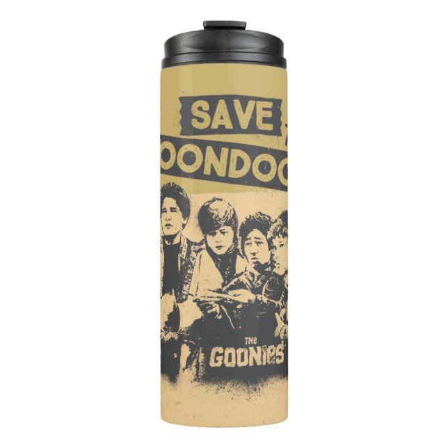 The Goonies "Save The Goon Docks" Thermal Tumbler (Front)