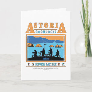 The Goonies Silhouettes Over Astoria Goondocks Card