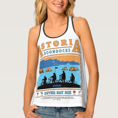 The Goonies Silhouettes Over Astoria Goondocks Tank Top