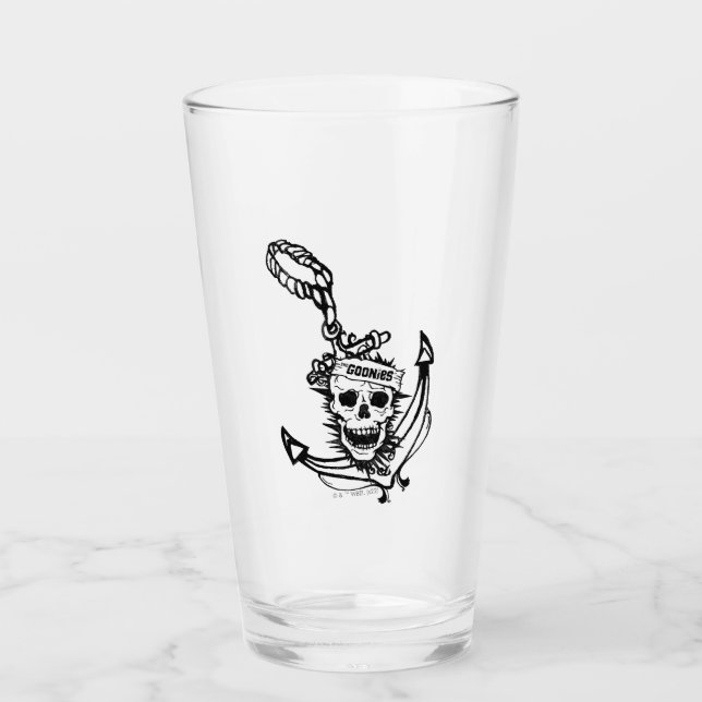 The Goonies Skull & Anchor Graphic Glass (Front)