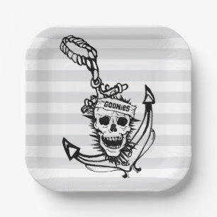 The Goonies Skull & Anchor Graphic Paper Plates