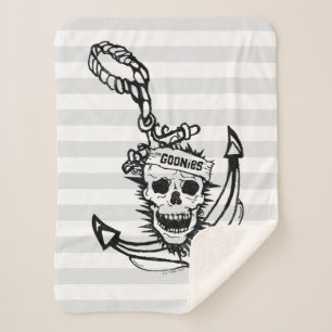 The Goonies Skull & Anchor Graphic Sherpa Blanket