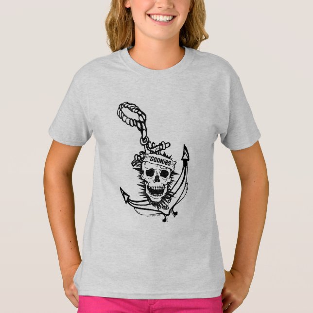 The Goonies Skull & Anchor Graphic T-Shirt (Front)