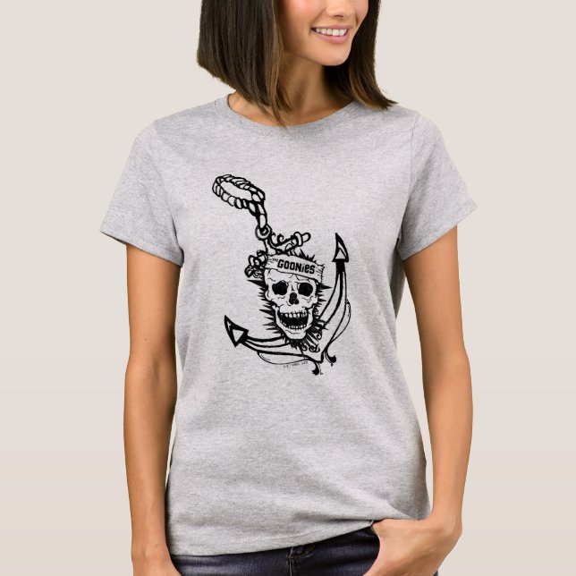 The Goonies Skull & Anchor Graphic T-Shirt (Front)