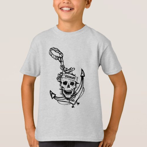 The Goonies Skull  Anchor Graphic T_Shirt