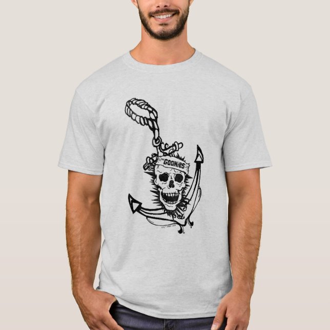 The Goonies Skull & Anchor Graphic T-Shirt (Front)