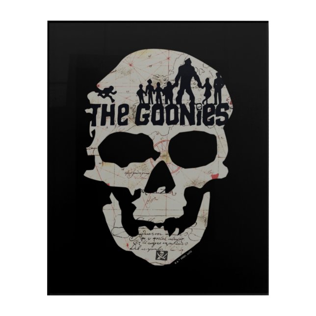 The Goonies Skull Silhouette Graphic Acrylic Print (Front)