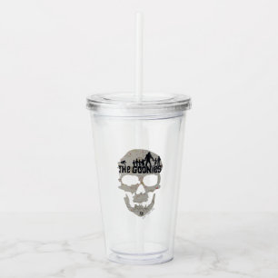 The Goonies Skull Silhouette Graphic Acrylic Tumbler
