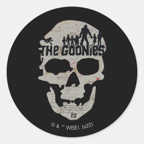 The Goonies Skull Silhouette Graphic