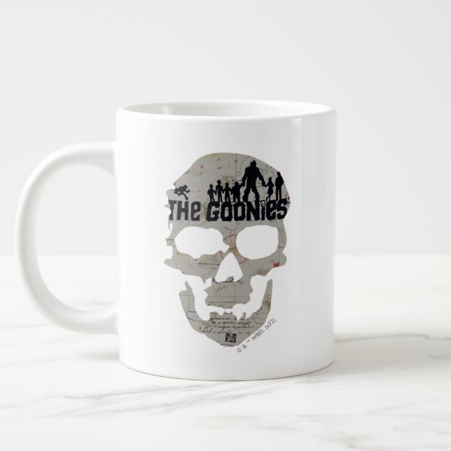 The Goonies Skull Silhouette Graphic Giant Coffee Mug (Left)