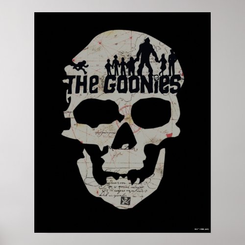The Goonies Skull Silhouette Graphic