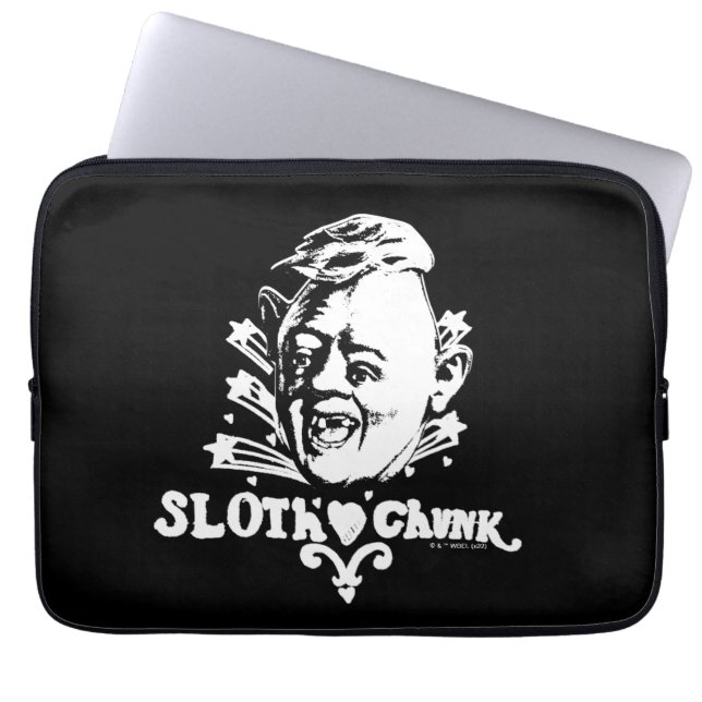 The Goonies "Sloth ♥ Chunk" Laptop Sleeve (Front)