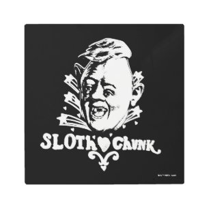 The Goonies "Sloth ♥ Chunk" Metal Print