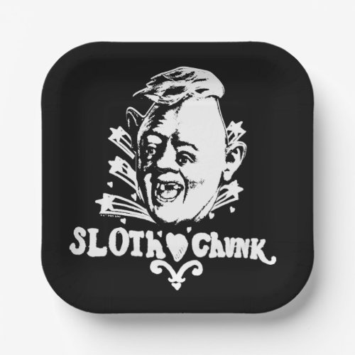 The Goonies Sloth  Chunk Paper Plates