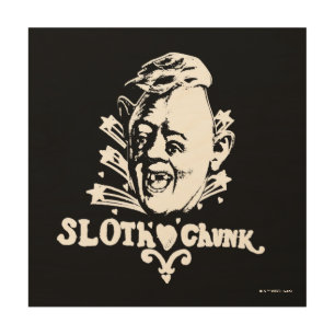 The Goonies "Sloth ♥ Chunk" Wood Wall Art