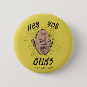 The Goonies Sloth Doodle "Hey You Guys" Button