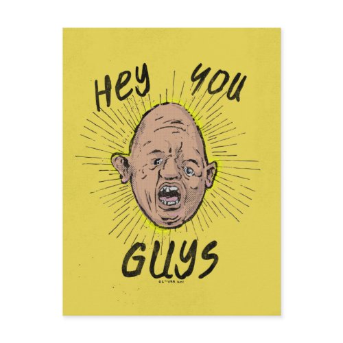 The Goonies Sloth Doodle "Hey You Guys"