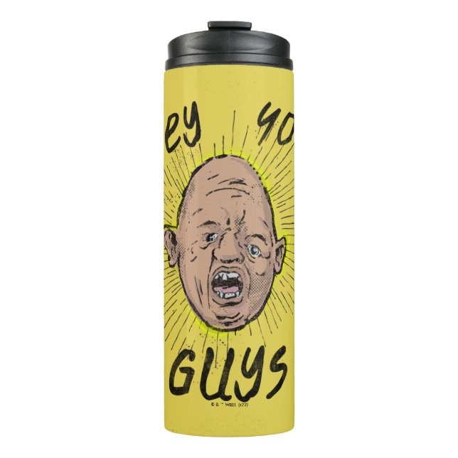 The Goonies Sloth Doodle "Hey You Guys" Thermal Tumbler (Front)
