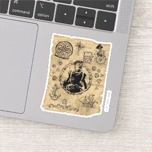 The Goonies Sloth Treasure Map Sticker