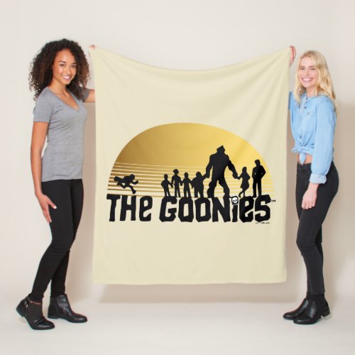 The Goonies Sunset Silhouette Graphic Fleece Blanket