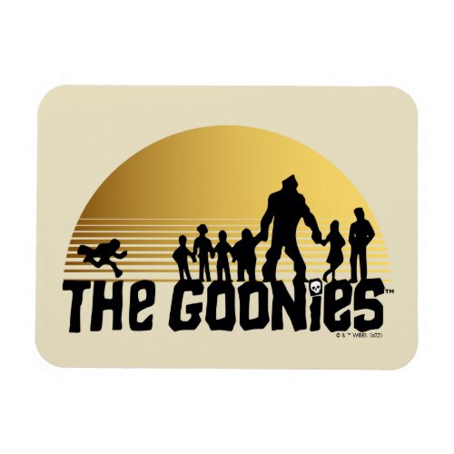 The Goonies Sunset Silhouette Graphic Magnet