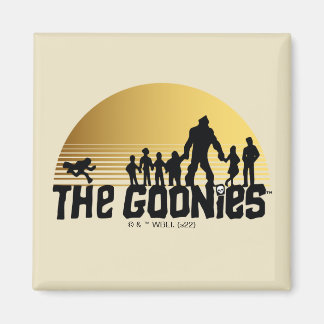 The Goonies Sunset Silhouette Graphic Magnet