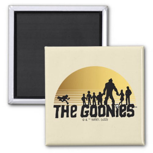 The Goonies Sunset Silhouette Graphic Magnet
