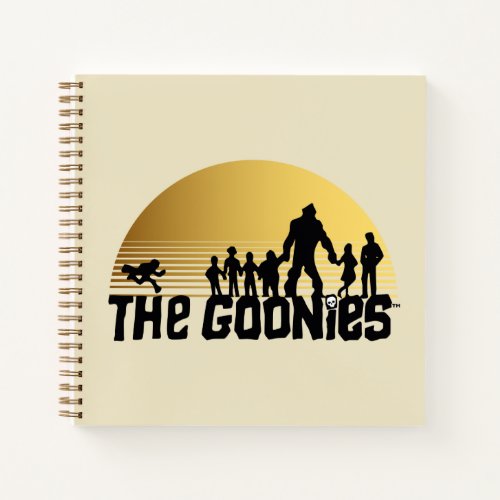 The Goonies Sunset Silhouette Graphic Notebook