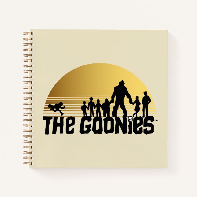The Goonies Sunset Silhouette Graphic Notebook (Front)