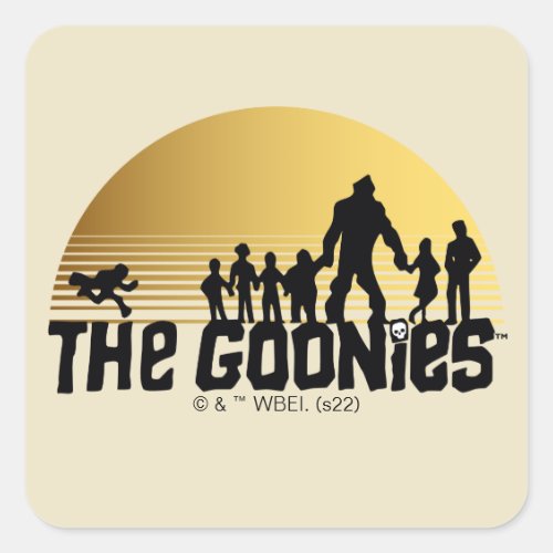 The Goonies Sunset Silhouette Graphic