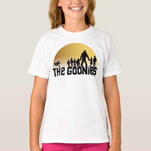 The Goonies Sunset Silhouette Graphic T_Shirt