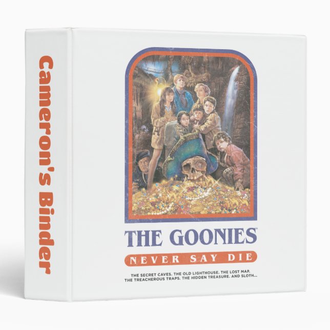 The Goonies Treasure Anniversary Poster 3 Ring Binder (Front/Spine)