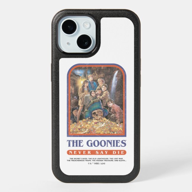The Goonies Treasure Anniversary Poster iPhone 15 Case (Back)