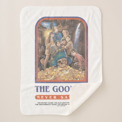 The Goonies Treasure Anniversary Poster Sherpa Blanket