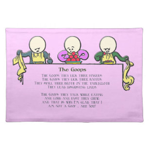 The Goops - Customizable Cloth Placemat