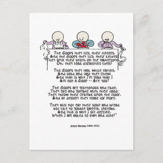 The Goops They Lick Their Fingers Postcard