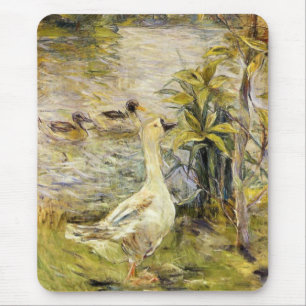 The Goose (by Berthe Morisot) Mouse Pad