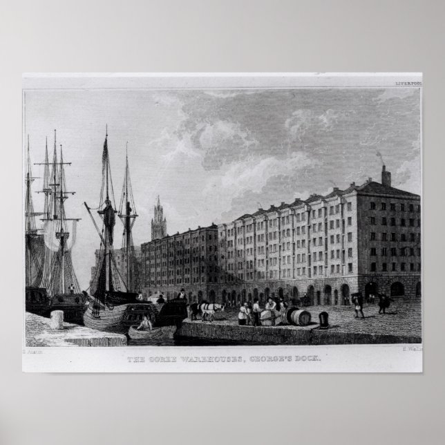 The Goree Warehouse, George's Dock, Liverpool Poster (Front)