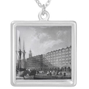 The Goree Warehouse, George's Dock, Liverpool Silver Plated Necklace