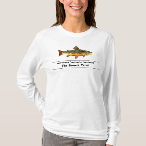 The Gorgeous Brook Trout for Fly Fishing Fans T_Shirt