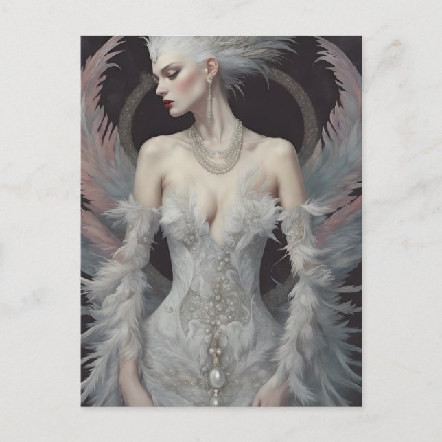 The Gorgeous Swan Princess Postcard (Front)