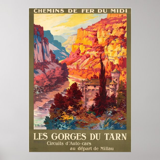 THE GORGES DE TARN POSTER (Front)