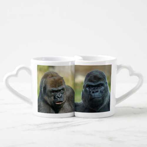 The Gorilla Couple  Coffee Mug Set