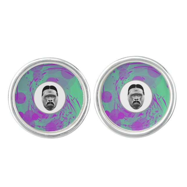 The Gorilla Cufflinks (Front)