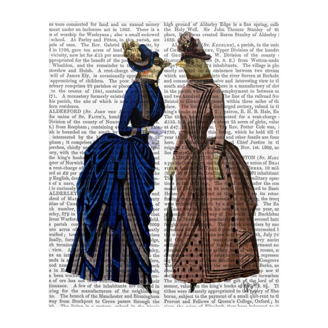 The Gossip Birds Acrylic Print (Front)