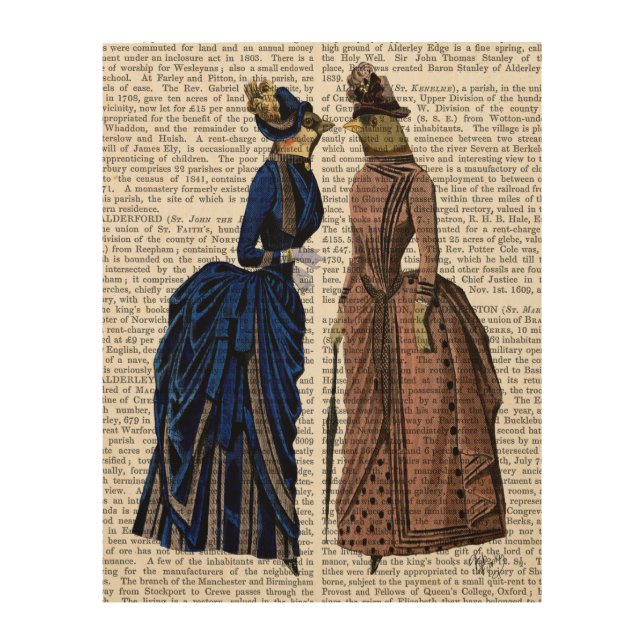 The Gossip Birds Wood Wall Decor (Front)
