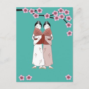 The Gossips Postcard by sfcount at Zazzle